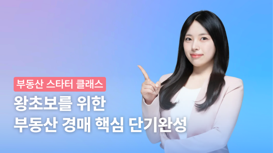 [스타터 클래스] 왕초보를 위한 부동산 경매 입문 단기완성